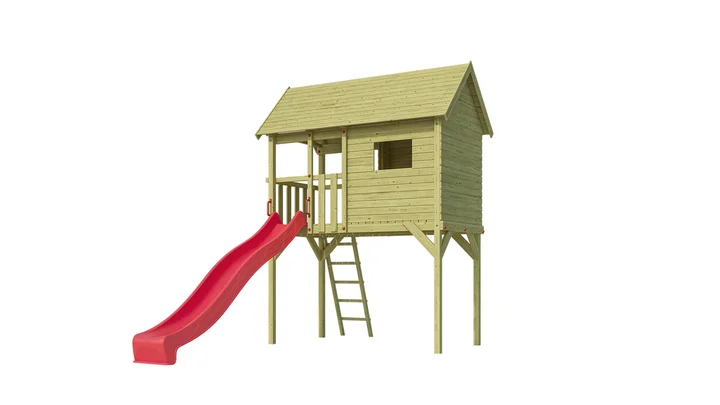 Tabaluga Stelzenhaus 815, 375x235, Rutsche, Leiter, Podest