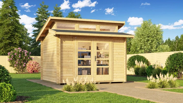 Gartenhaus Sunburry 158, 300x300, Naturbelassen