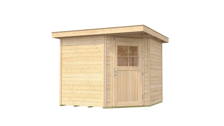 Gartenhaus Blackmount Angle 229, 239x235, Naturbelassen