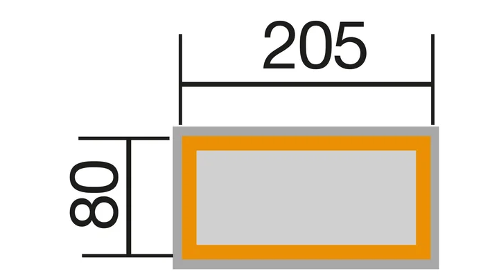 Profi-Hochbeet 669, 205x92, Anthrazit