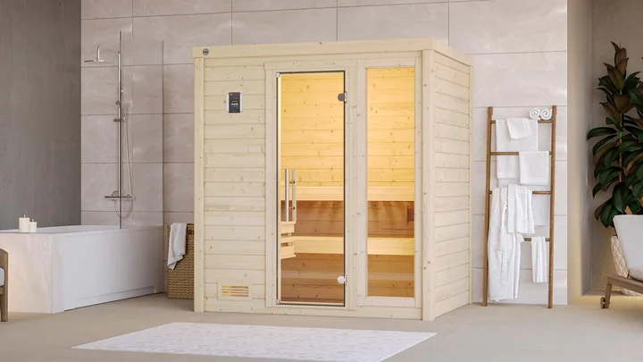 Massivholzsauna Bergen
