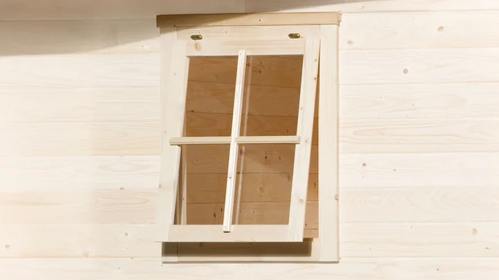 Klappfenster 1, für 38 mm, Naturbelassen