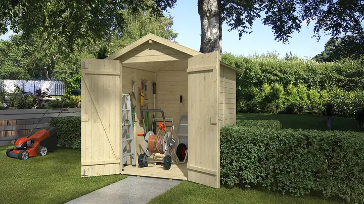 Gerätehaus Mori, 170x176, Satteldach