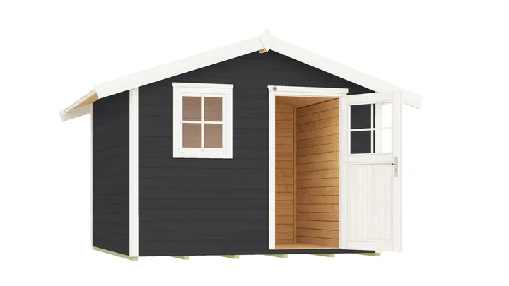 Gartenhaus Blackmount 123, 301x205, Anthrazit