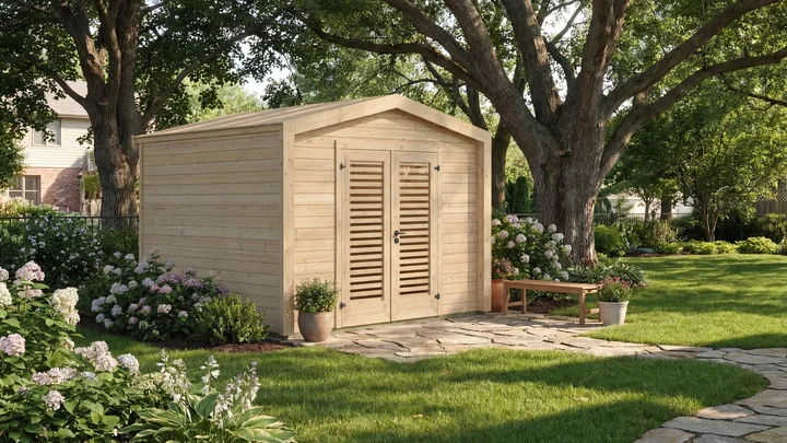 Gartenhaus Killarney, 300x300, Naturbelassen