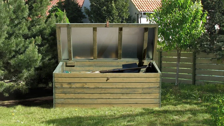 Gartentruhe 360, 188x78, Grün imprägniert