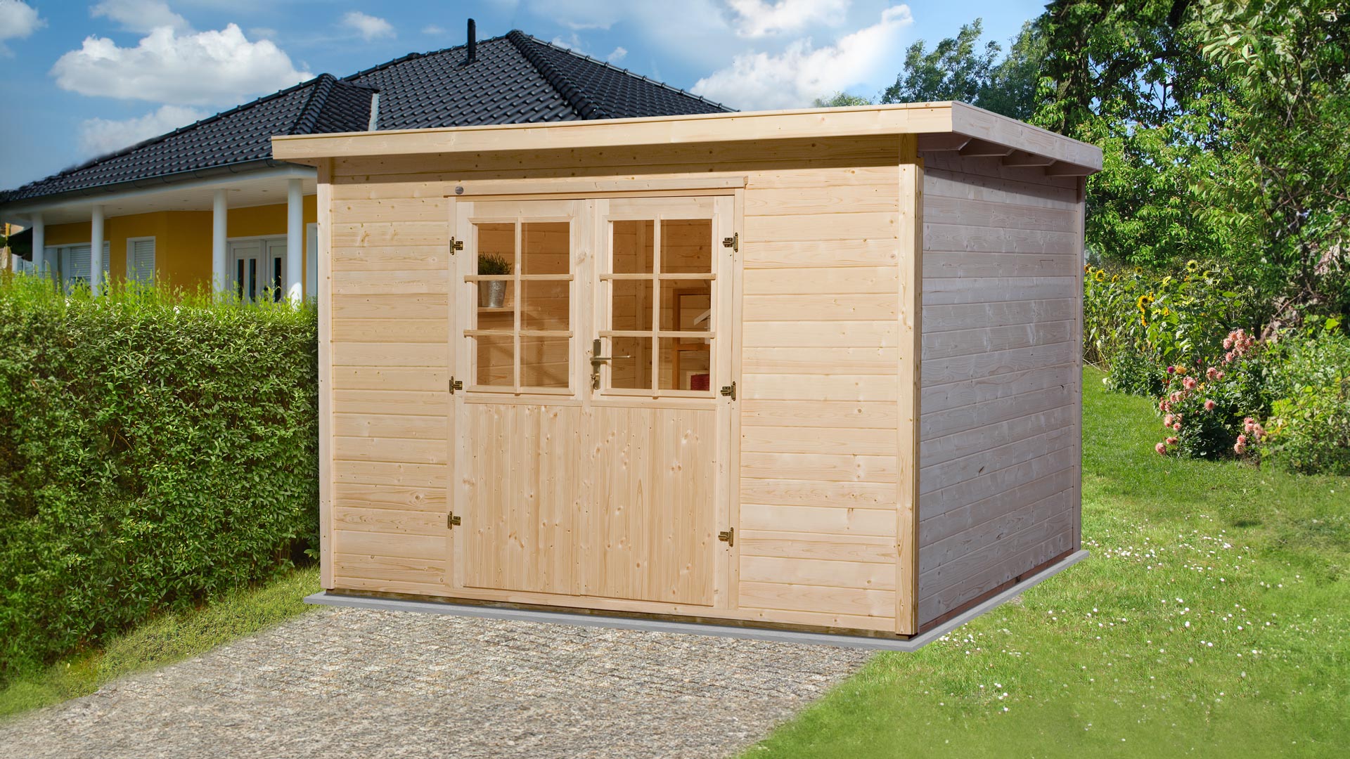 Gartenhaus Restposten – günstig kaufen Holzbau | WEKA