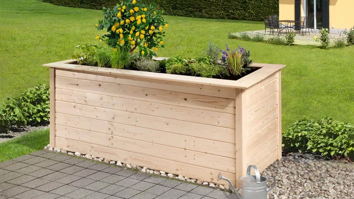 Profi-Hochbeet 669, 205x92, Naturbelassen