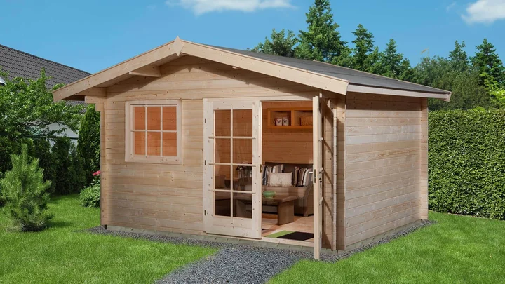 Gartenhaus Benny, 380x300, Naturbelassen