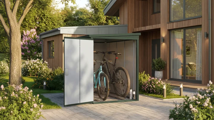 Bikebox Gary, 120x202, Grün