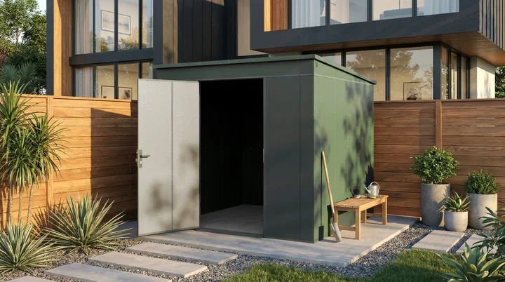 Gerätehaus Gary, 237x237, Grün