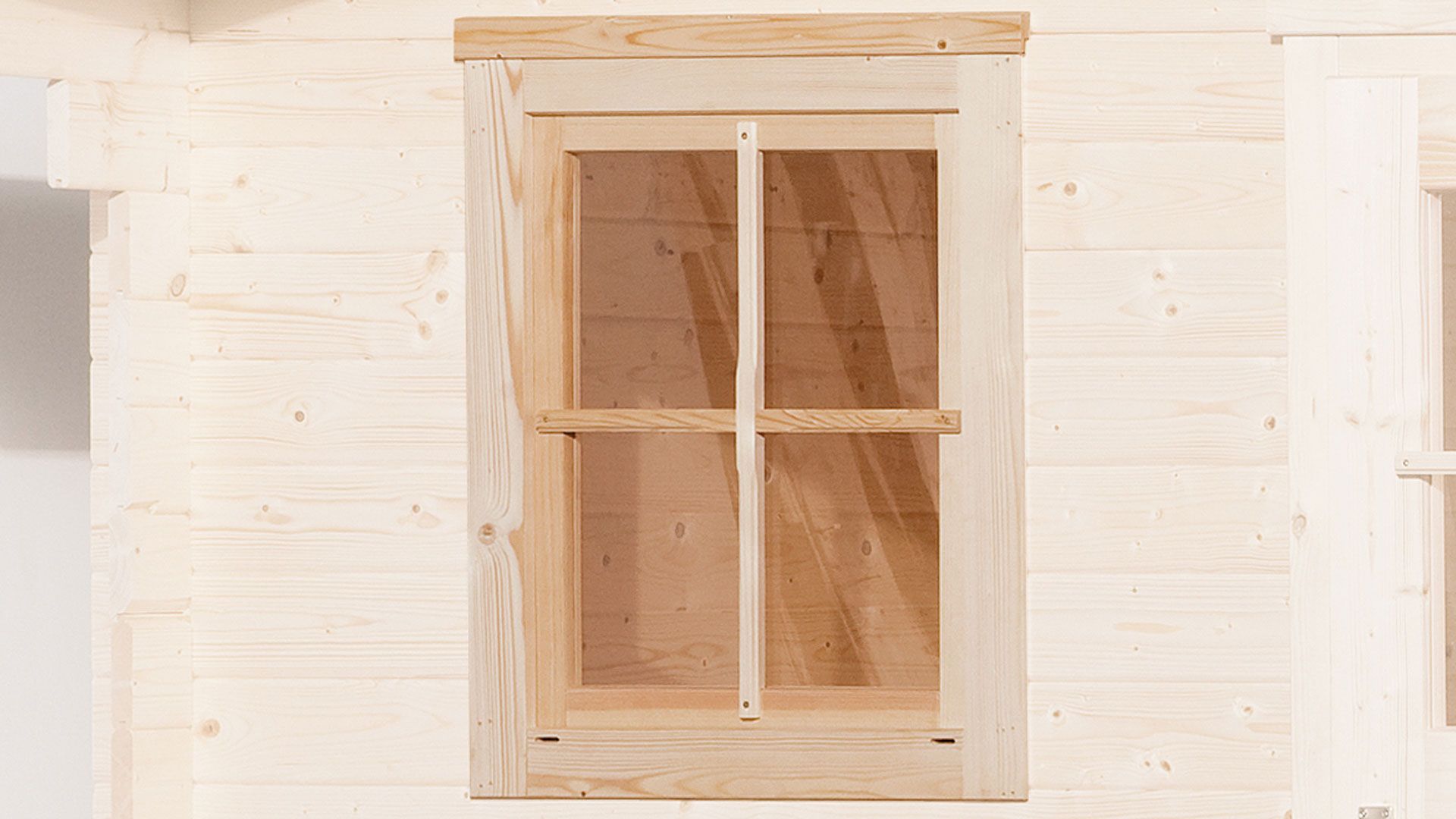 Zusatz-Einzelfenster, 91x91 cm, für 28 mm Wand