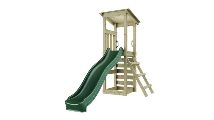 Rebo Spielturm Nizza, 127,8x76,0, Naturbelassen