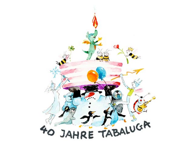 Logo zum Jubiläum von 40 Jahre Tabaluga