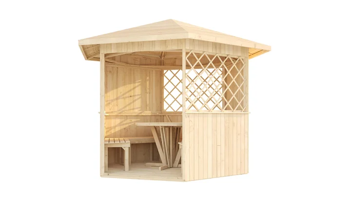 Pavillon 233, 223x257, Naturbelassen