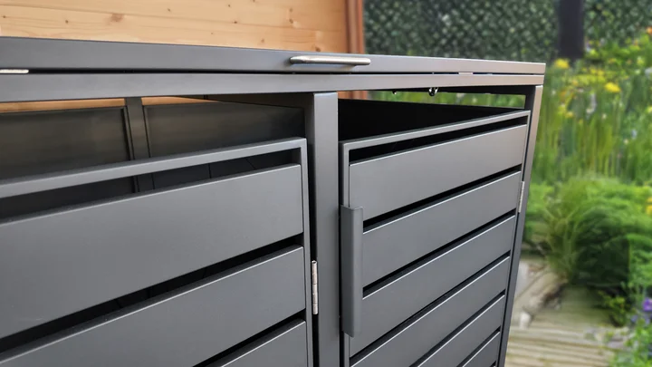 Mülltonnenbox Gary, 265x80, 4er, anthrazit