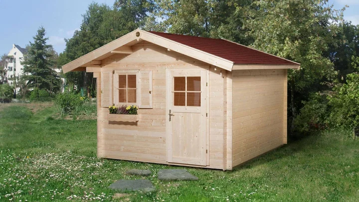 Gartenhaus Steffen, 300x300, Naturbelassen