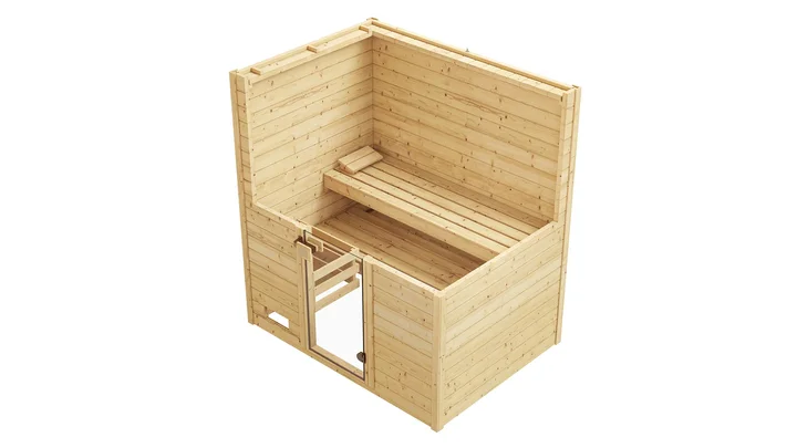 Massivholzsauna Valida