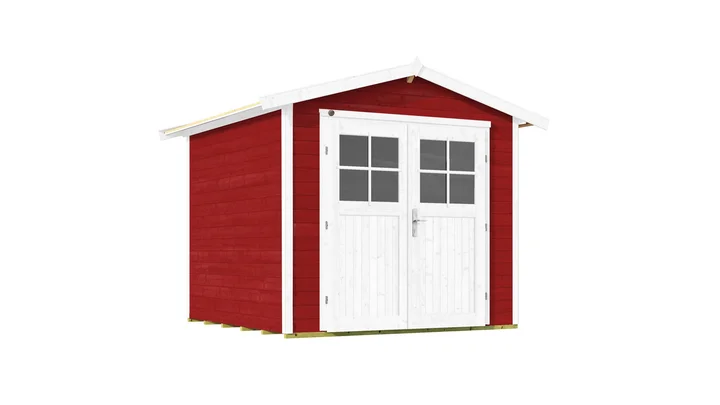 Gartenhaus Blackmount 224, 235x239, Schwedenrot
