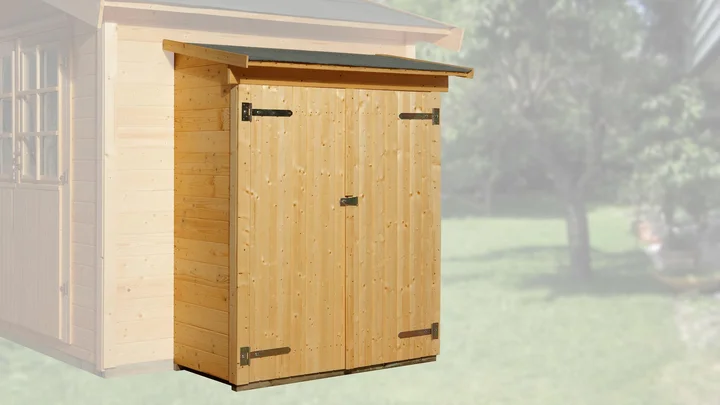 Anbauschrank, 143x75, Doppeltür, Eiche hell
