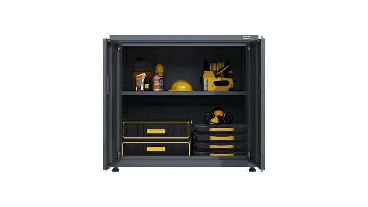 Terrassenschrank Gary, 90,0x62,5, Anthrazit