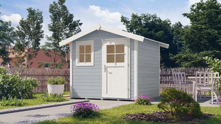 Gartenhaus Blackmount 123, 241x205, Carbongrau