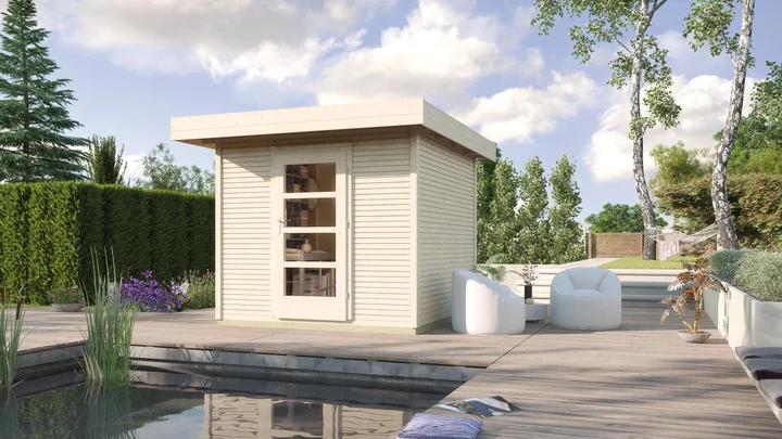 Gartenhaus Kingston wekaLine 172, 301x295, Naturbelassen