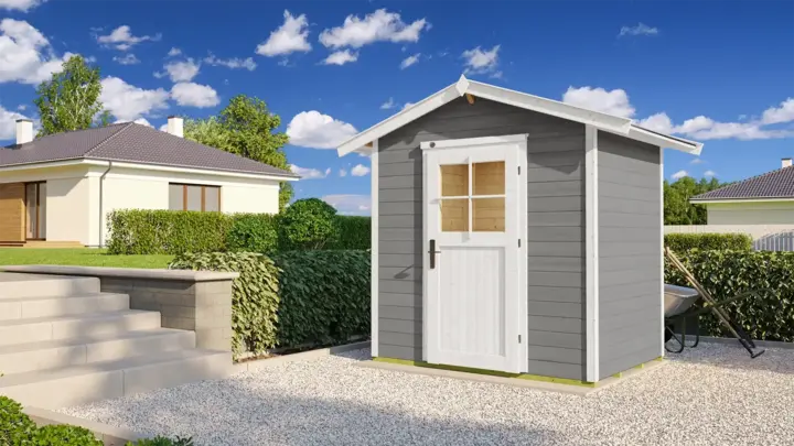 Gartenhaus Blackmount 223, 154x205, Carbongrau