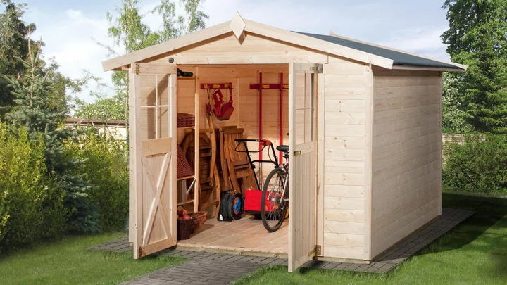 Gartenhaus Blackmount 316, 254x194, Naturbelassen