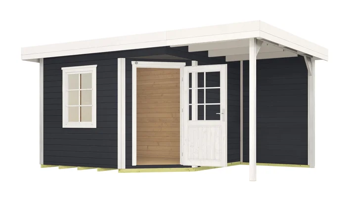 Gartenhaus Winton 213, 445x298, Anthrazit