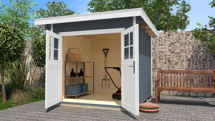 Gartenhaus Blackmount 179, 241x295, Carbongrau