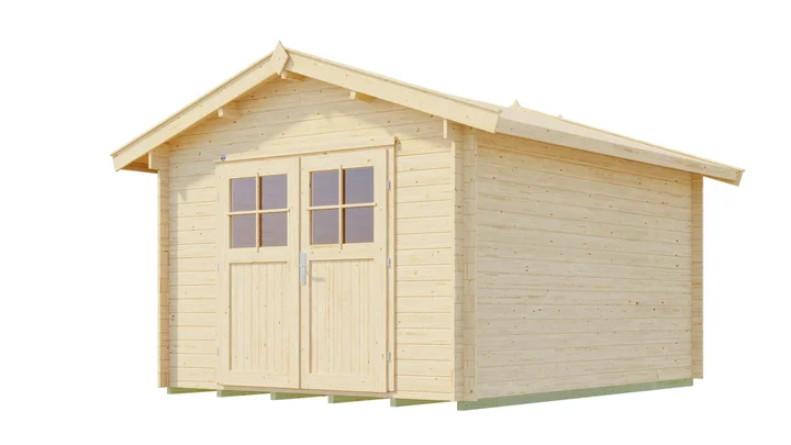 Gartenhaus Blumberg 112, 300x380, Naturbelassen