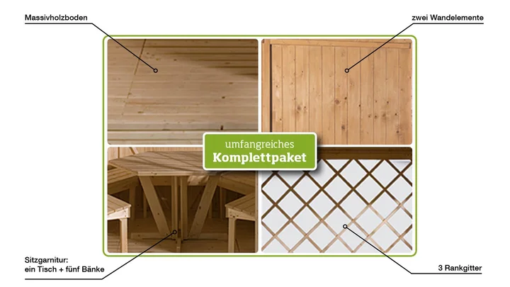 Pavillon 233, 223x257, Naturbelassen