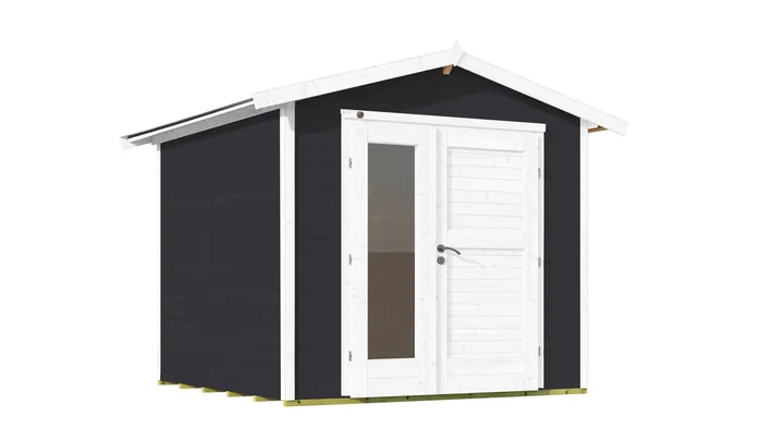 Gartenhaus Blackmount 224, 235x209, Design-Doppeltür, anthrazit
