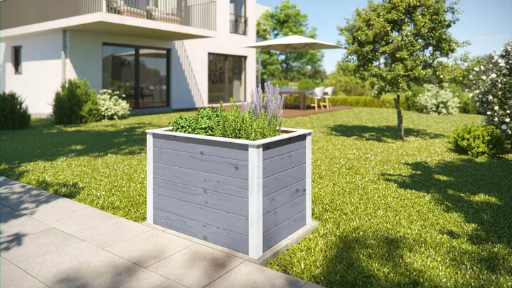 Element-Hochbeet 669, 98x69, Grau