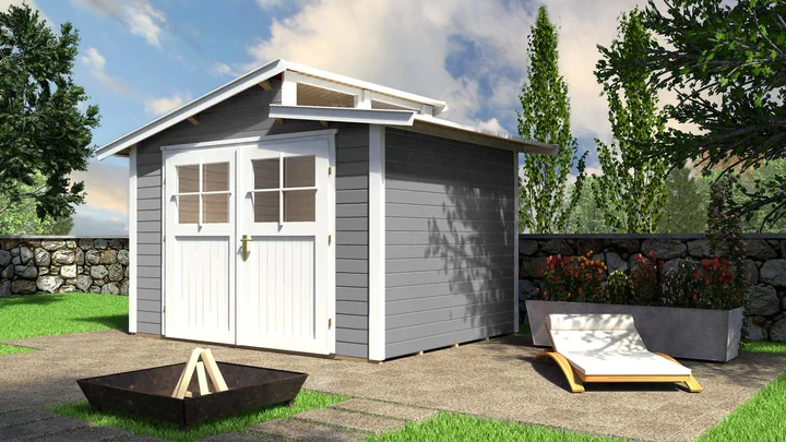 Gartenhaus Blackmount 226, 209x295, Carbongrau