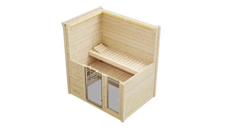 Massivholzsauna Bergen