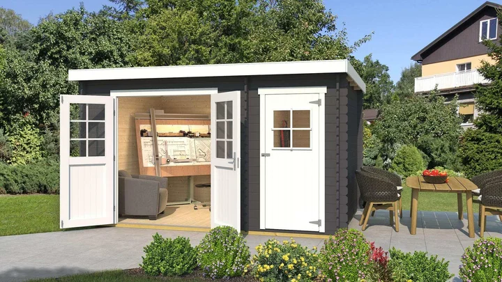 Gartenhaus Vaduz 254, 370x250, Carbongrau