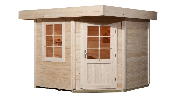 Gartenhaus Winton 213, 238x238, Naturbelassen
