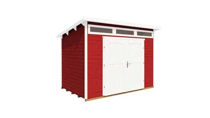 Gartenhaus Limmen 264, 235x239, Schwedenrot