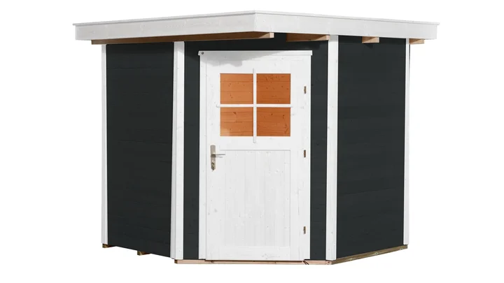Gartenhaus Blackmount Angle 229, 209x205, Anthrazit