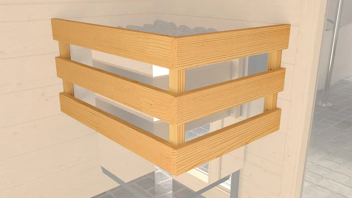 Massivholzsauna Bergen