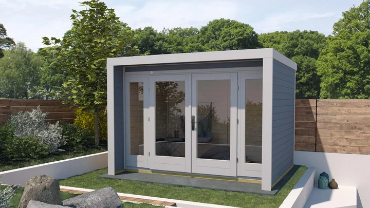 Gartenhaus Daru 263, 301x235, Carbongrau