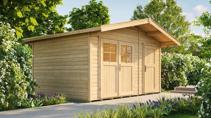 Gartenhaus Blackmount 261, 295x401, Naturbelassen