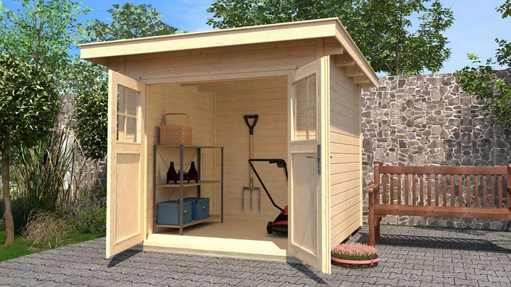 Gartenhaus Blackmount 179, 235x241, Naturbelassen