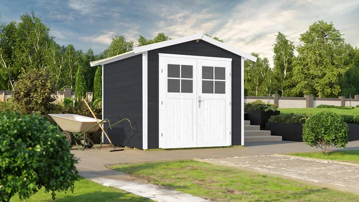 Gartenhaus Blackmount 224, 235x239, Anthrazit