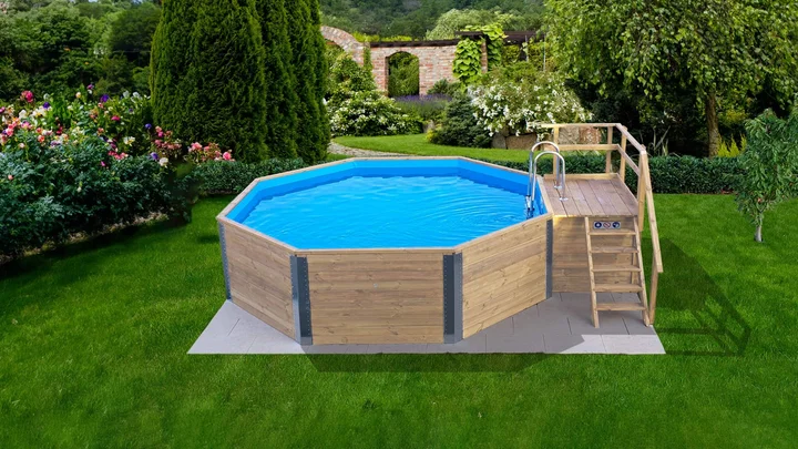 Pool Ibiza, 471x571, Grün imprägniert