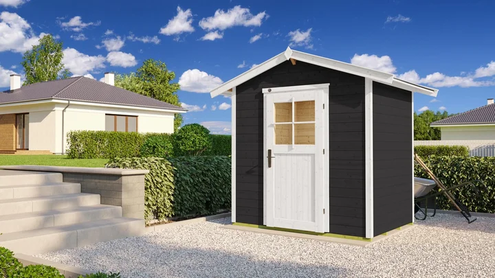 Gartenhaus Blackmount 223, 205x154, Anthrazit