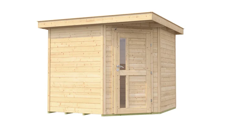 Gartenhaus Blackmount Angle 229, 239x235, Naturbelassen