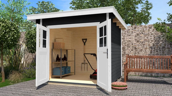 Gartenhaus Blackmount 179, 295x301, Anthrazit